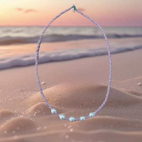 Pearl Necklace - Musky Pink