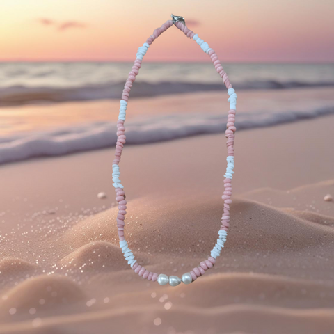 Pearl Necklace - Pink