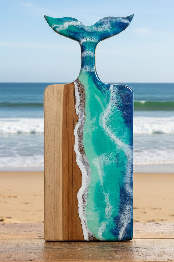 Resin + Teak Large Charcuterie Board - 2