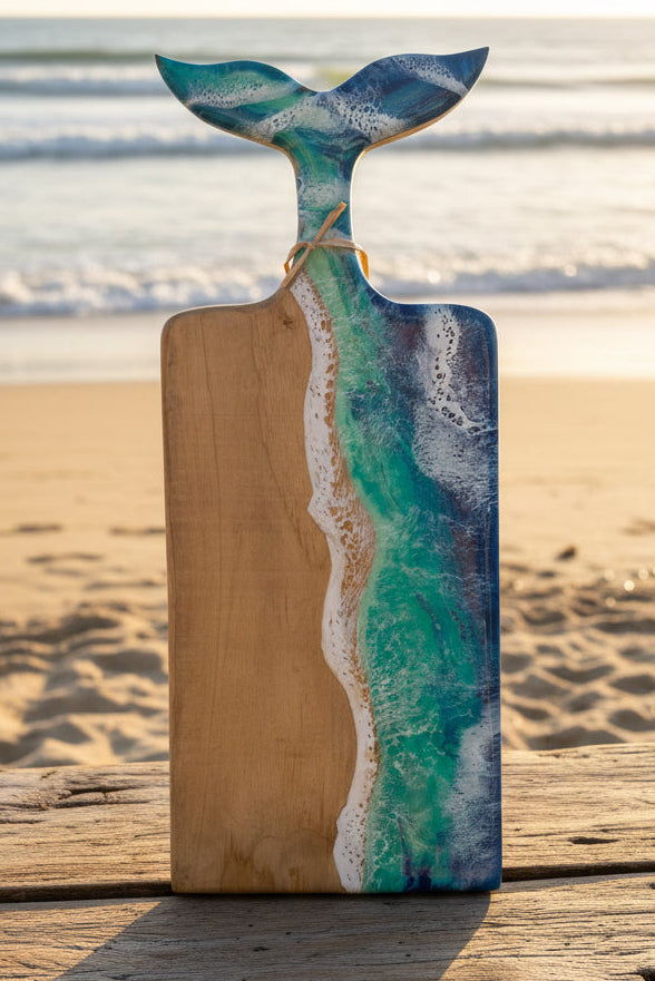Resin + Teak Large Charcuterie Board - 3