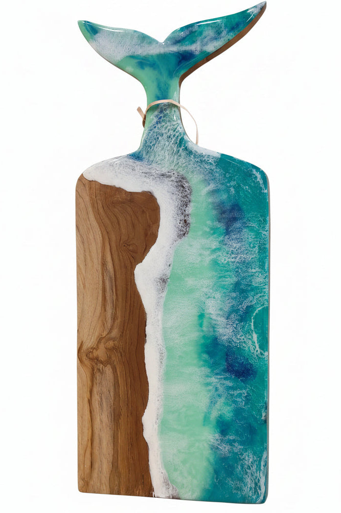 Resin + Teak Large Charcuterie Board - 4