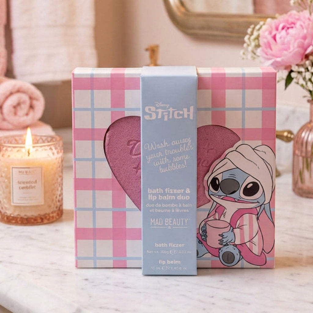 Stitch Bath Fizz + Lip Balm