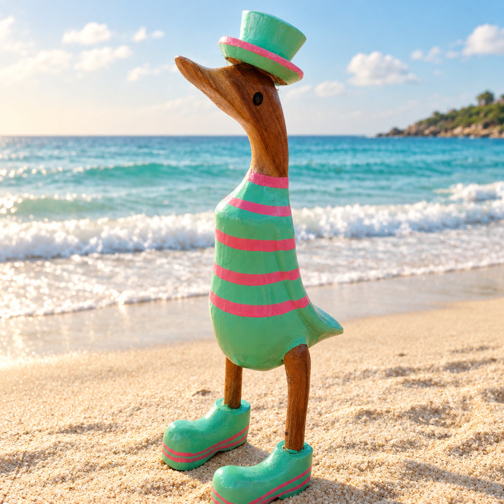 Duck -  Green and Pink