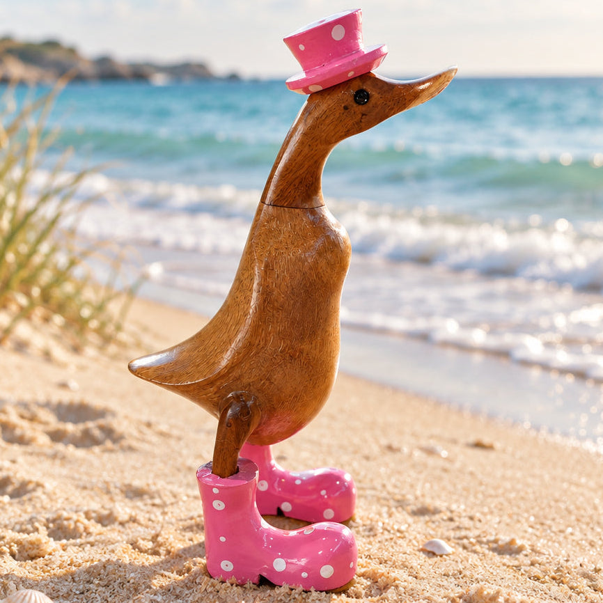 Duck - Wood with boots