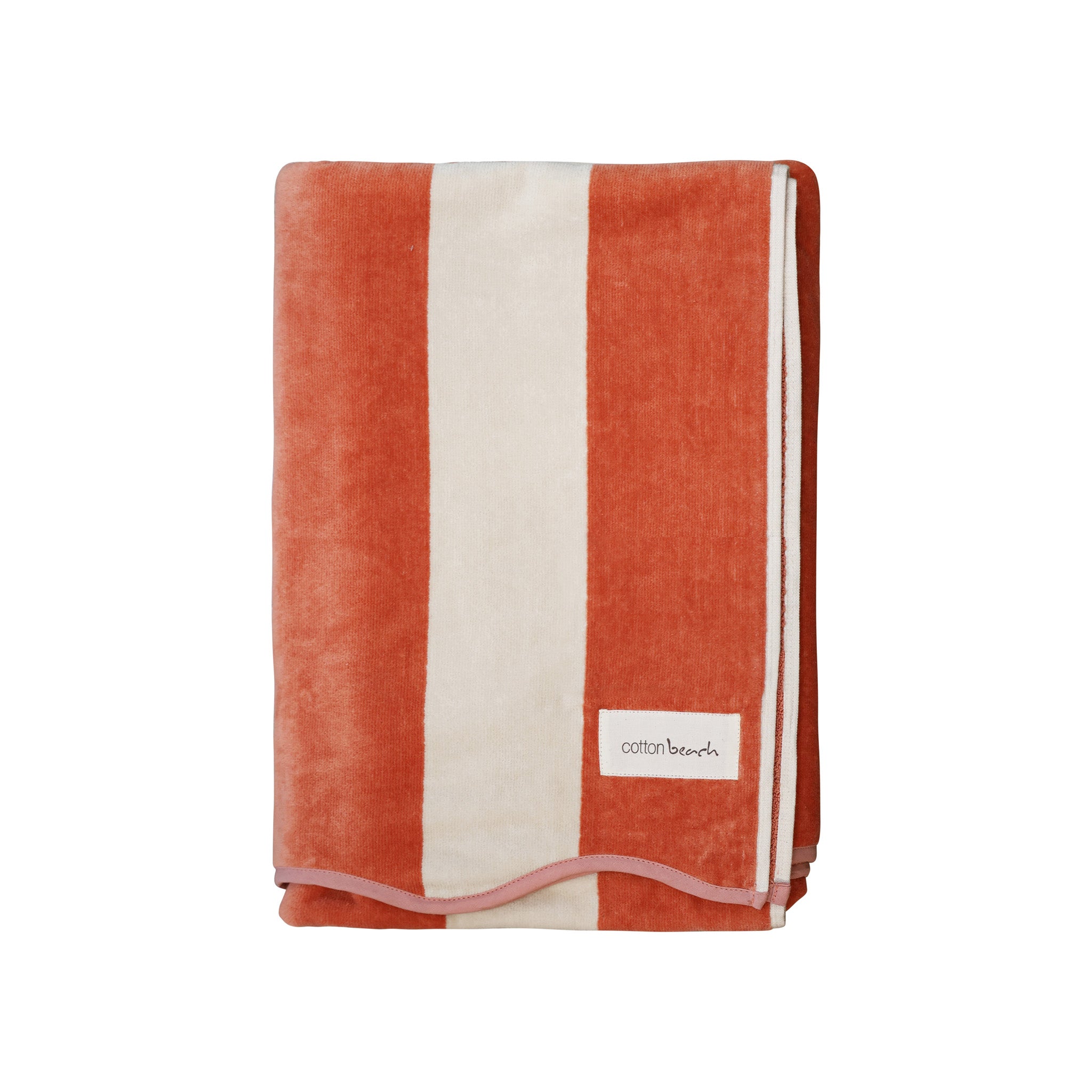 St Tropez Scalloped Beach Towel