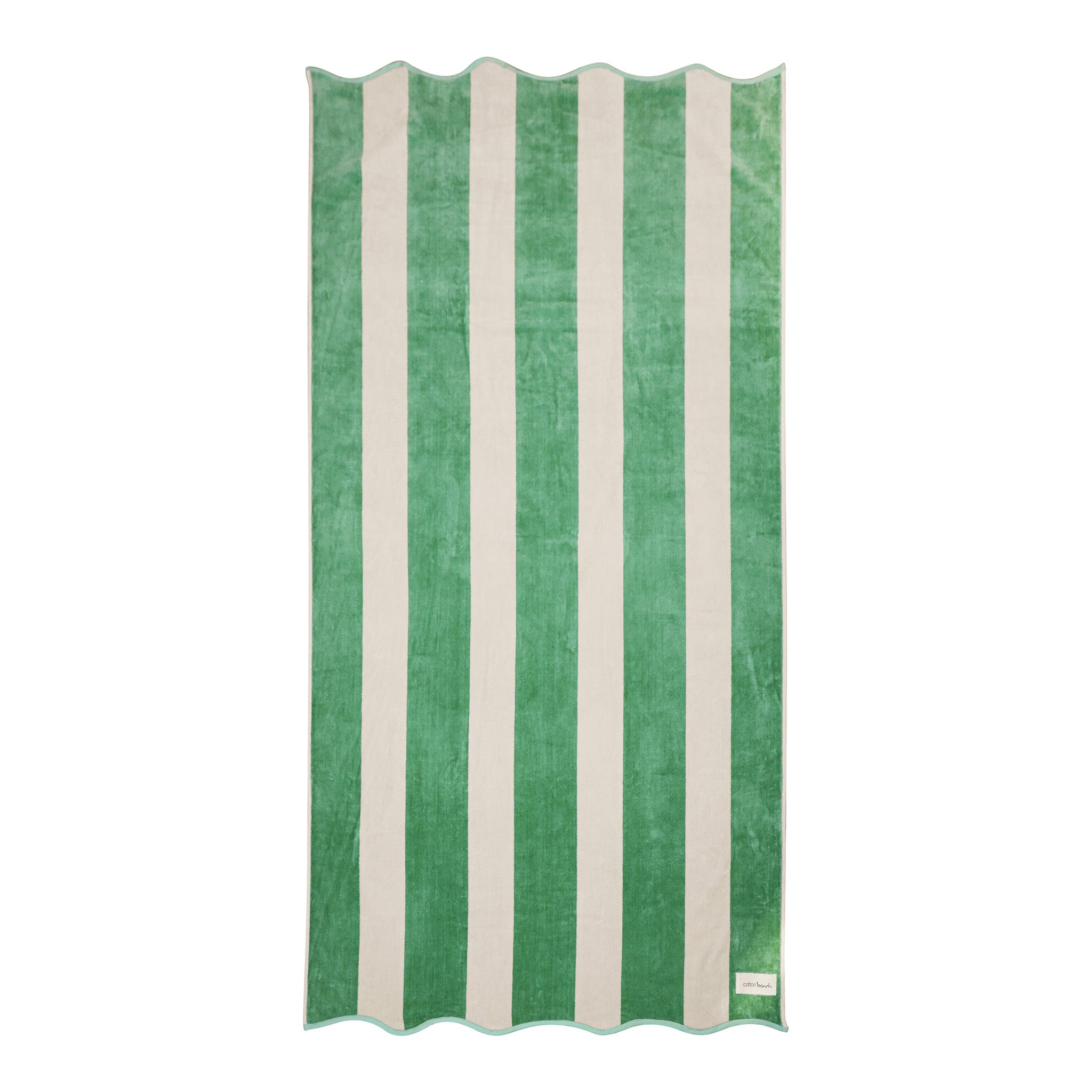St Tropez Scalloped Beach Towel