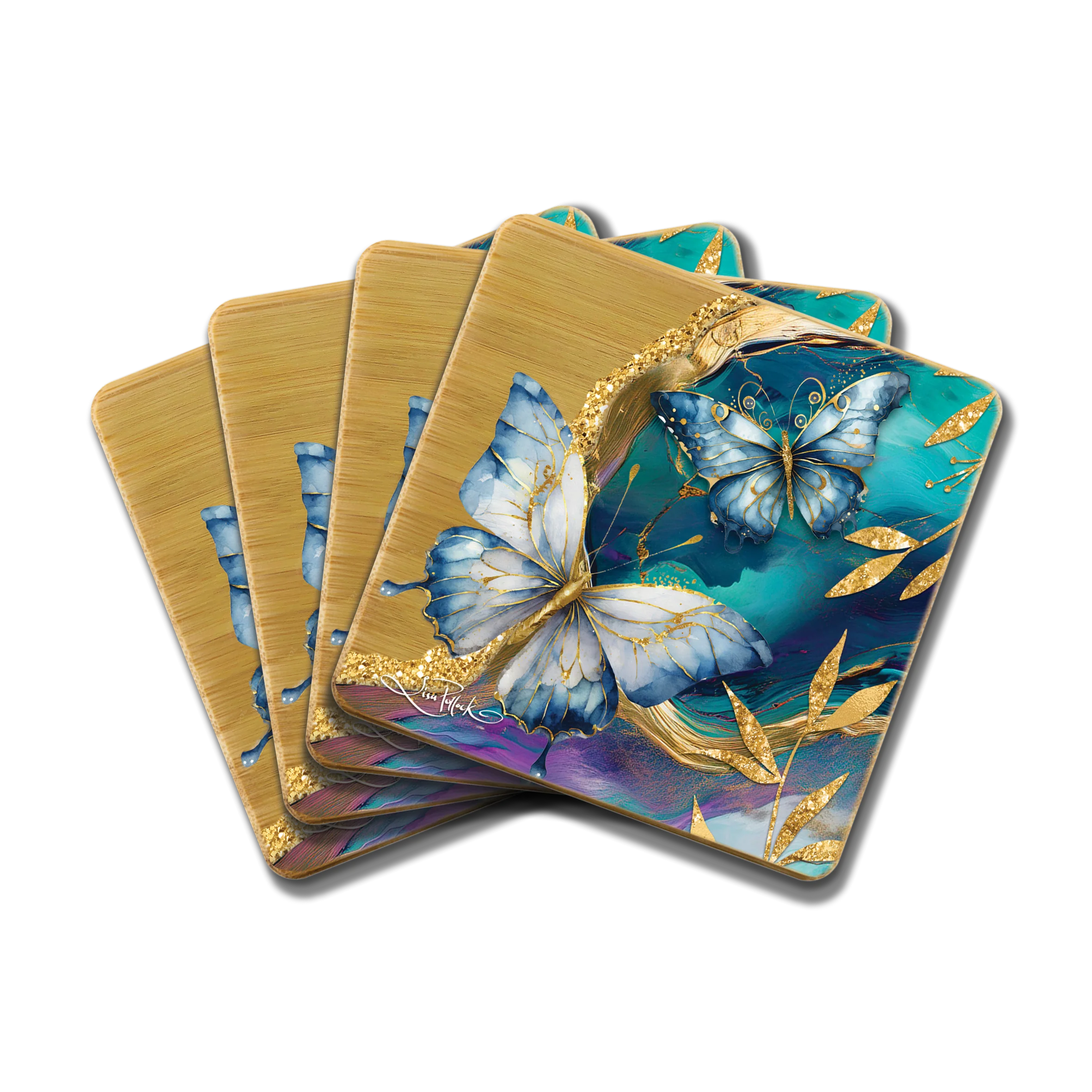 Tranquil Butterflies Coasters