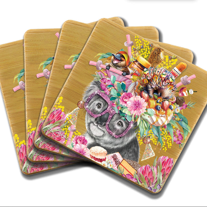 Foodie Koala Coasters