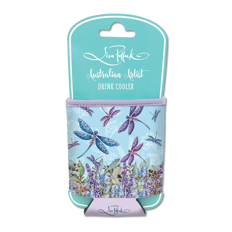 Lavender Butterflies - Can Stubby Cooler