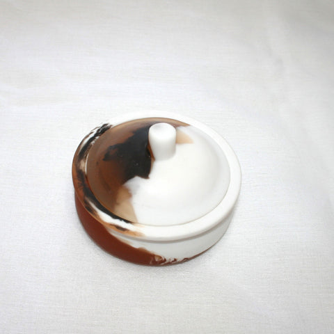 Lidded Resin Bowl - Horn