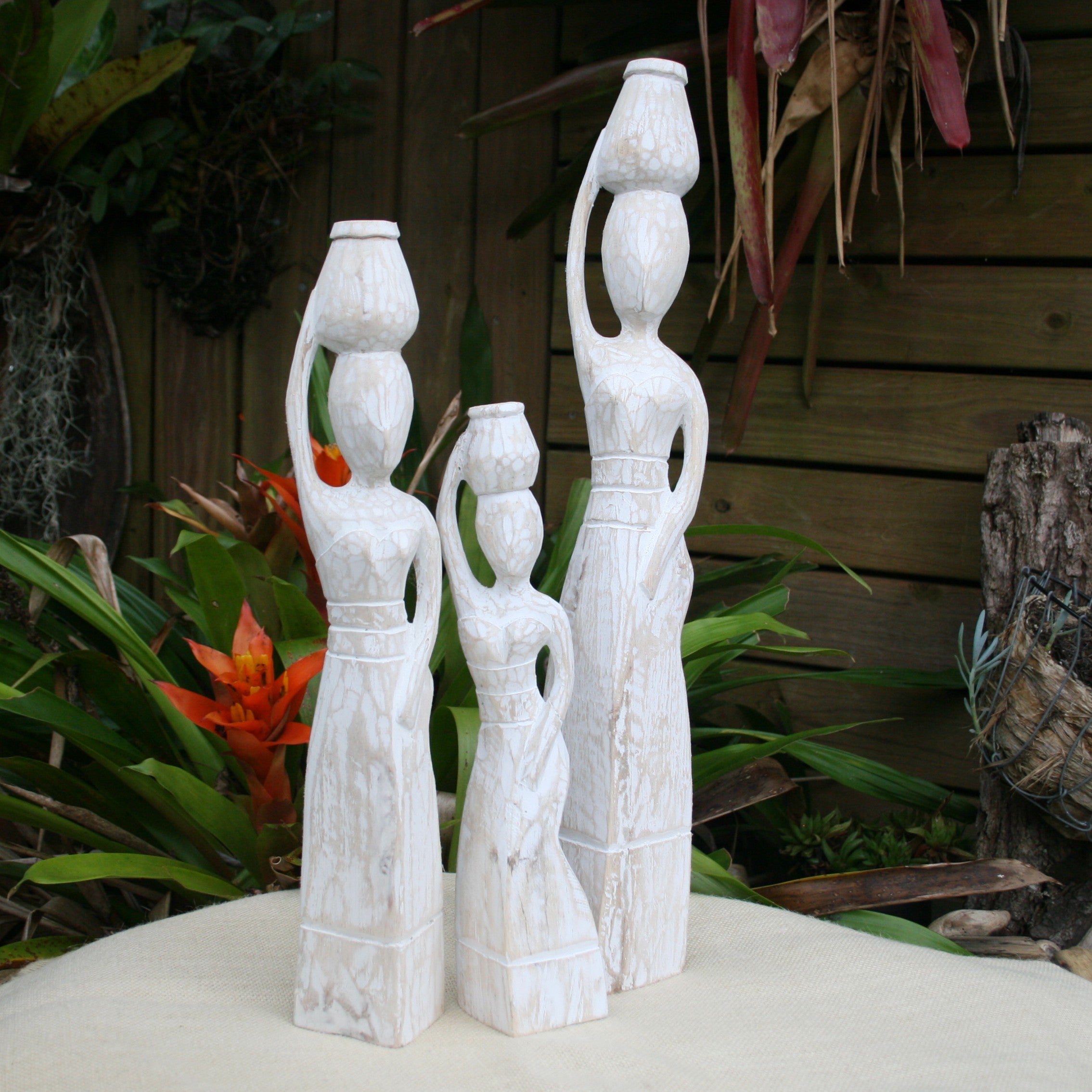 Woman Sculpture with Urn