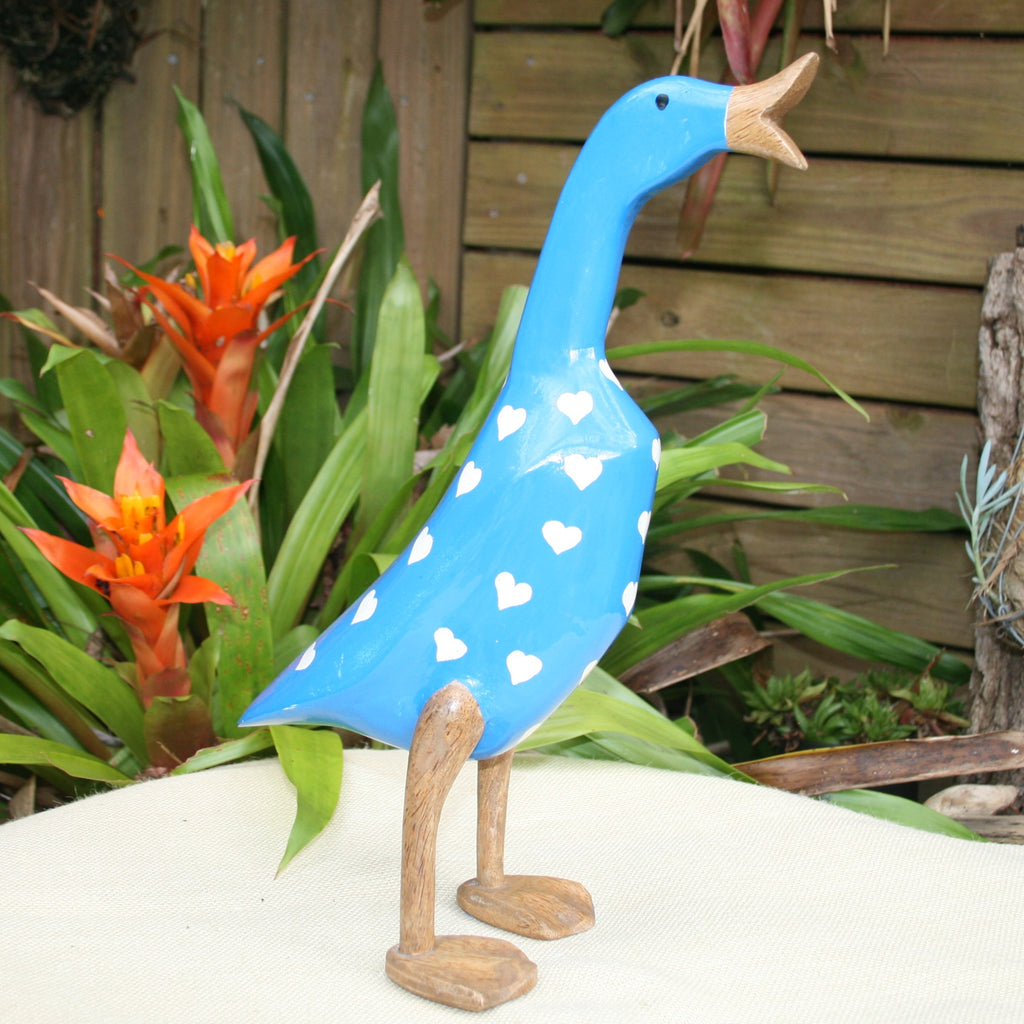 Duck - Mid Blue w/- Hearts