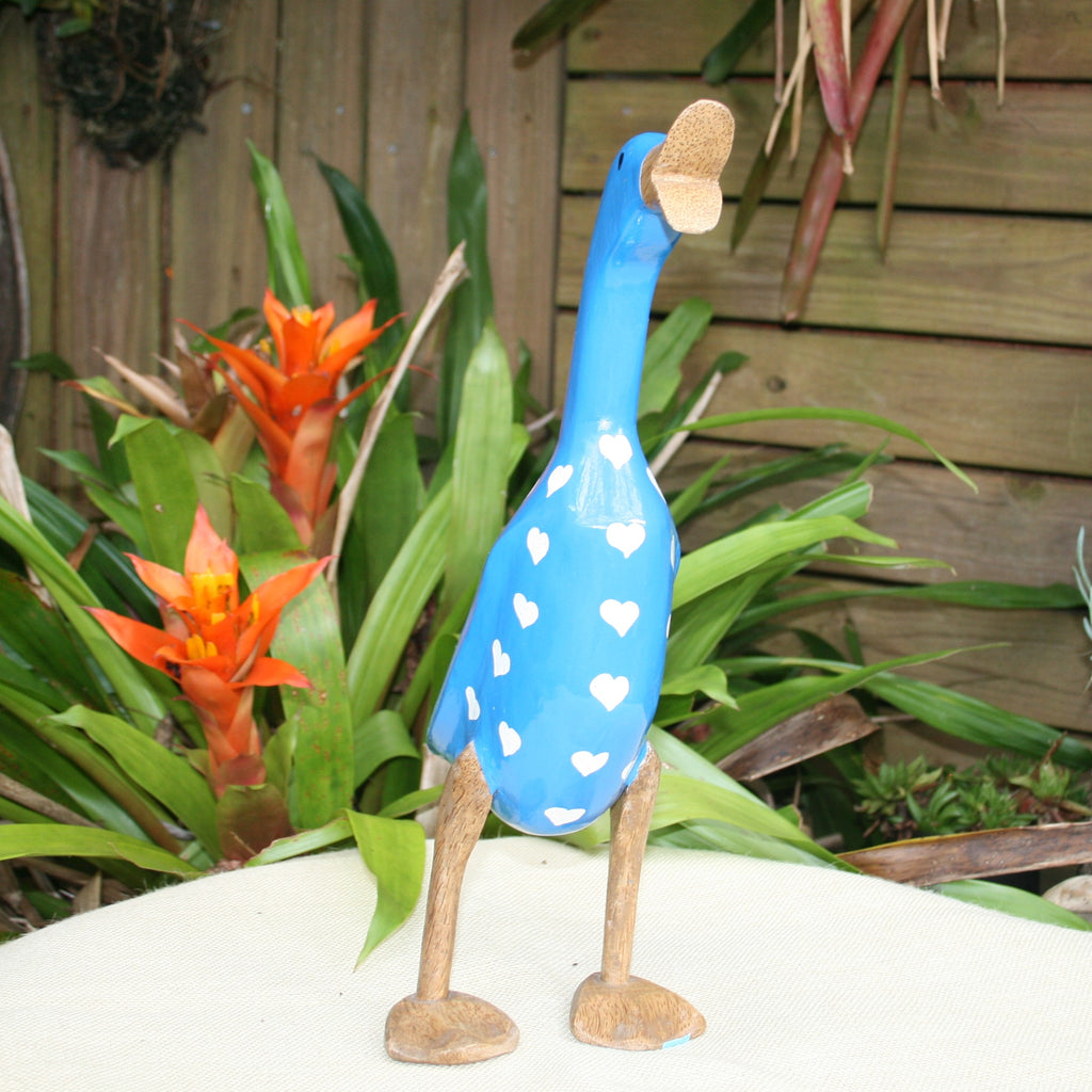 Duck - Mid Blue w/- Hearts