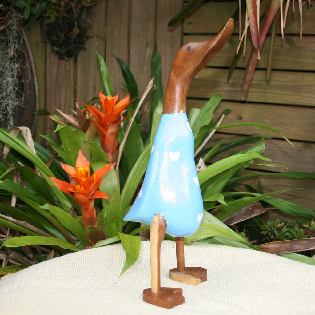 Duck - Light Blue w/- Hearts