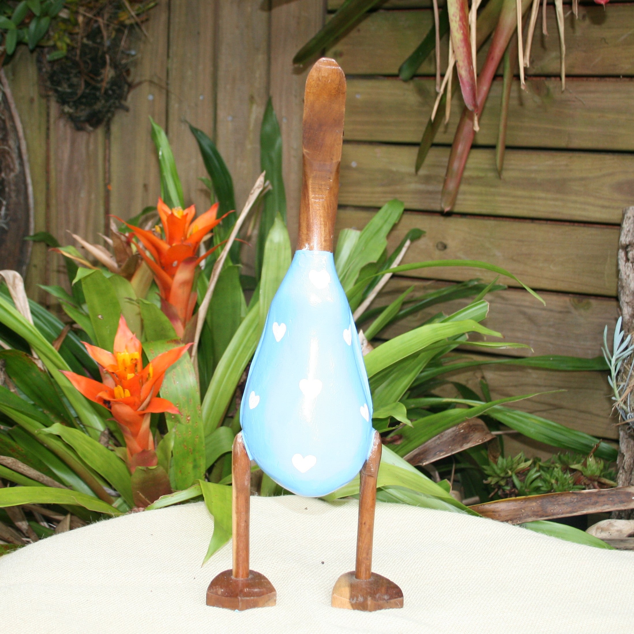 Duck - Light Blue w/- Hearts