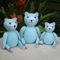 Sitting Bears - Mint Green