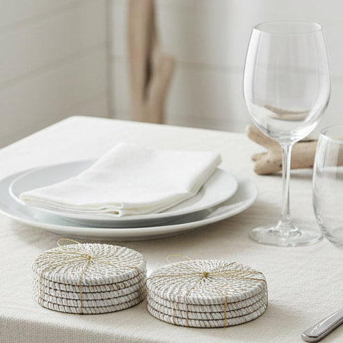 Rattan Coasters
