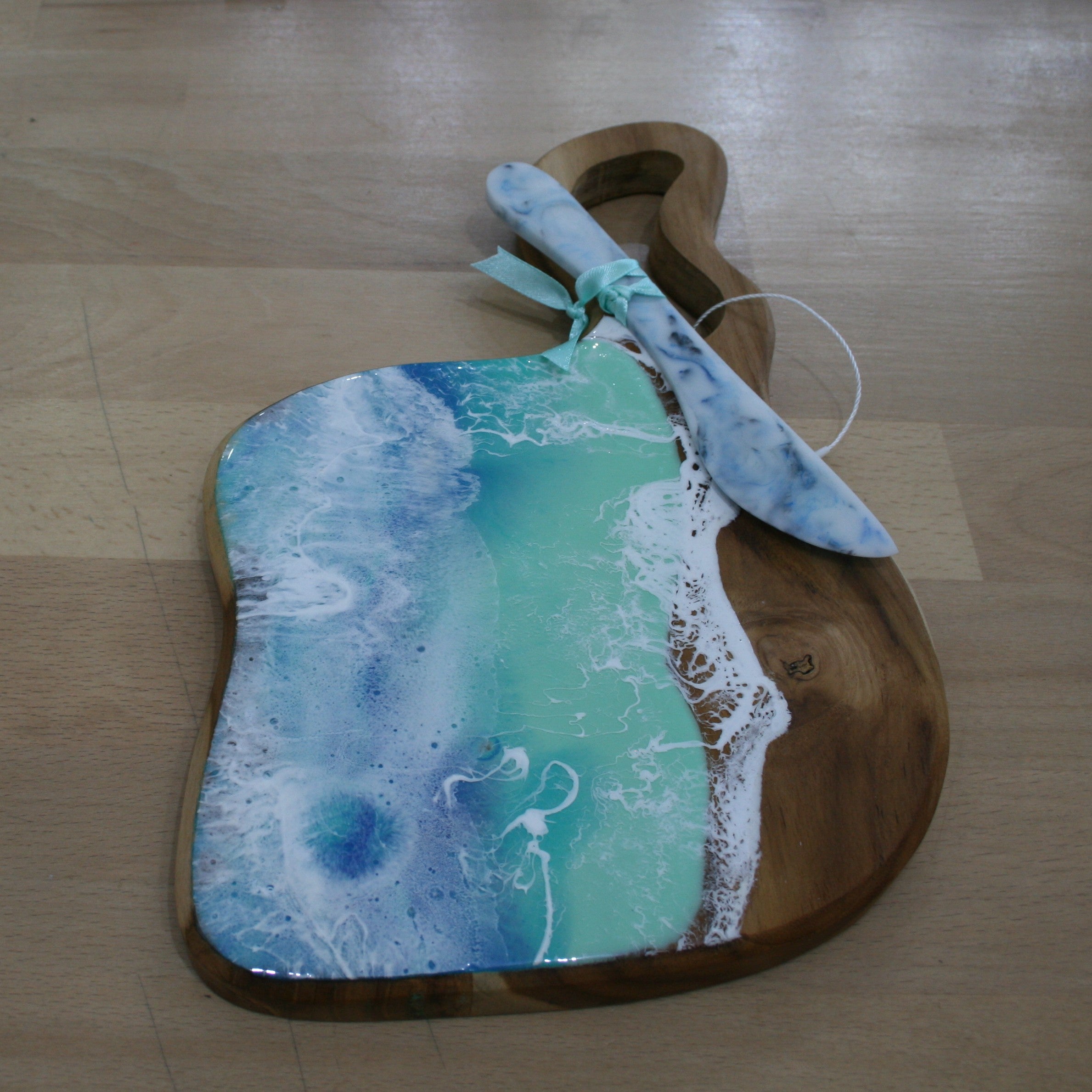 Resin + Teak Charcuterie Board - 2
