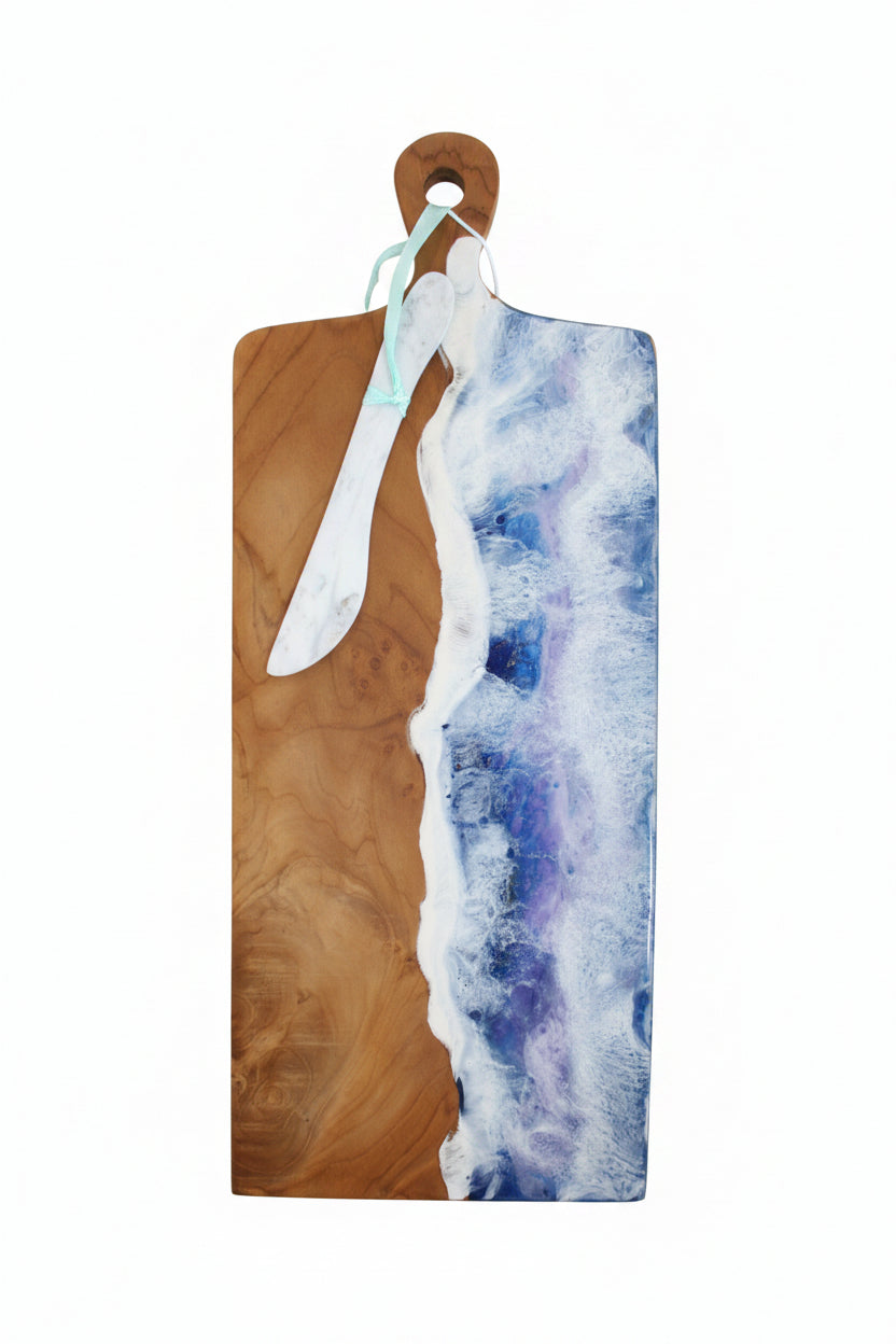 Resin + Teak Large Charcuterie Board - 2