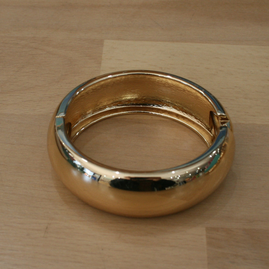 Gold Plated Bracelet Wide