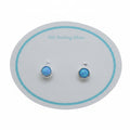 Sterling Silver Opal chip earrings - Amy