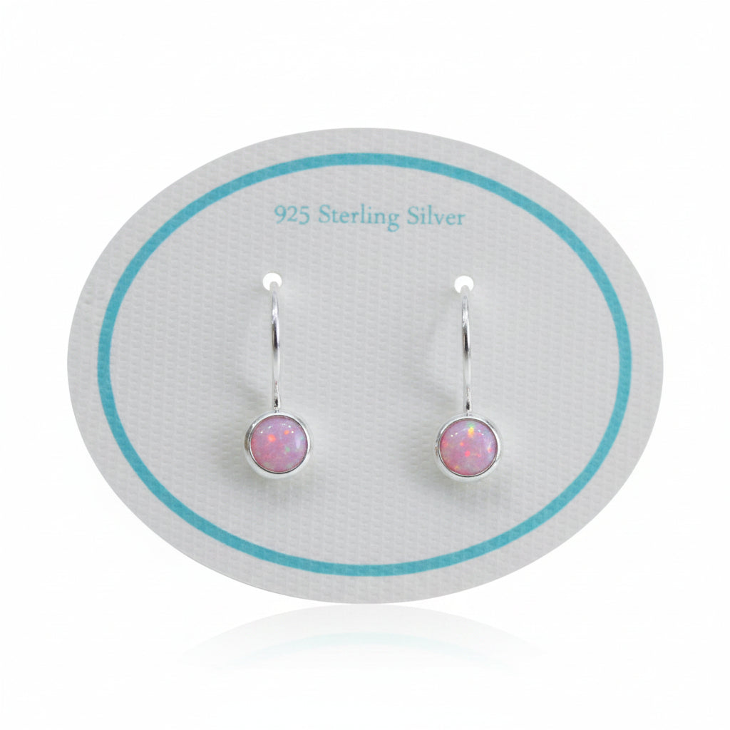 Sterling Silver Opal chip earrings - Sophie