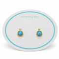 Sterling Silver Opal Chip Earrings - Maddy
