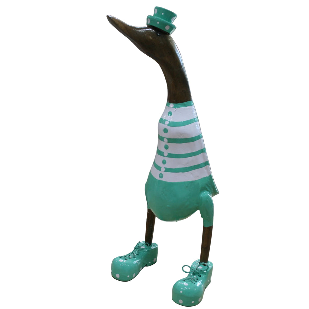 Duck - Green white stripe