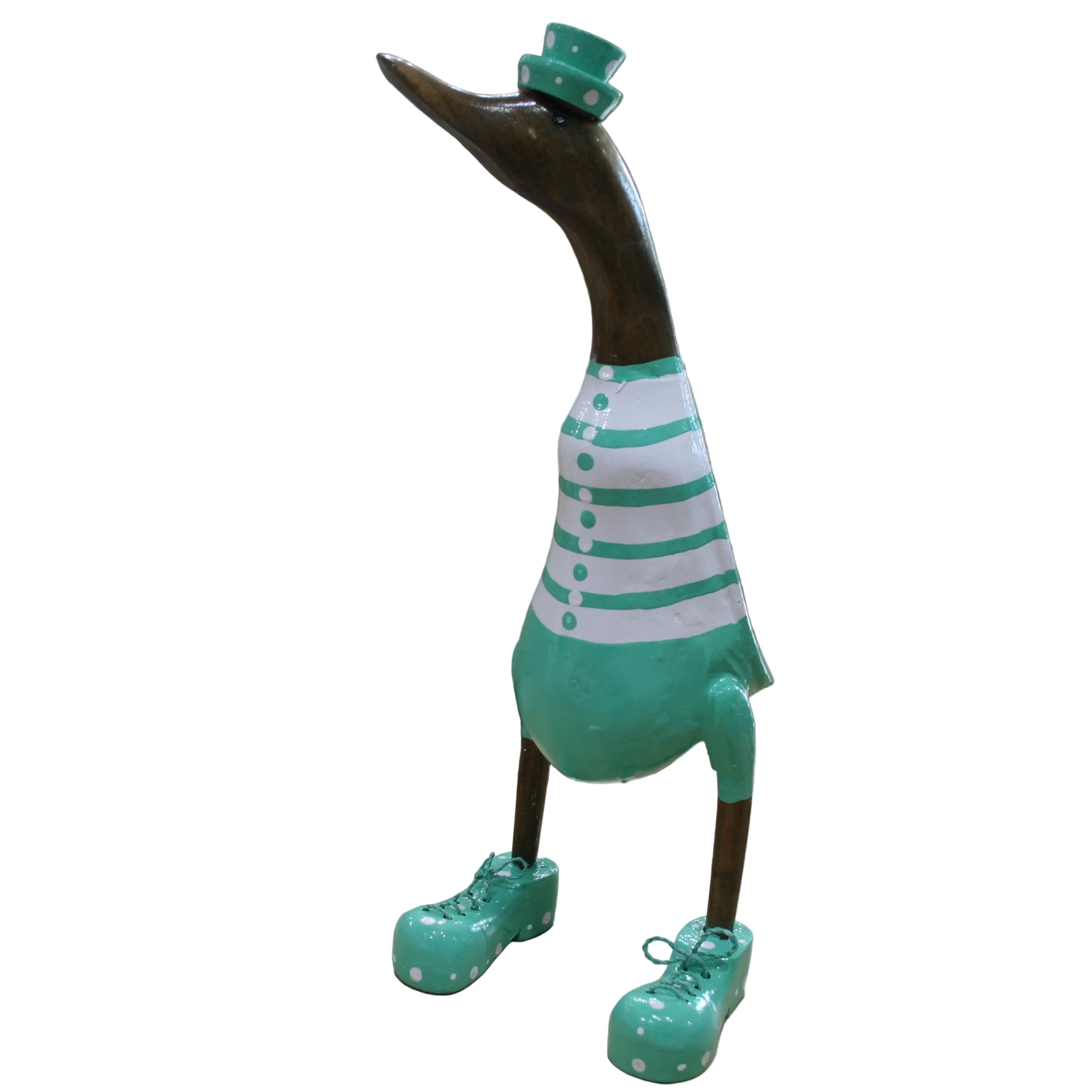 Duck - Green white stripe
