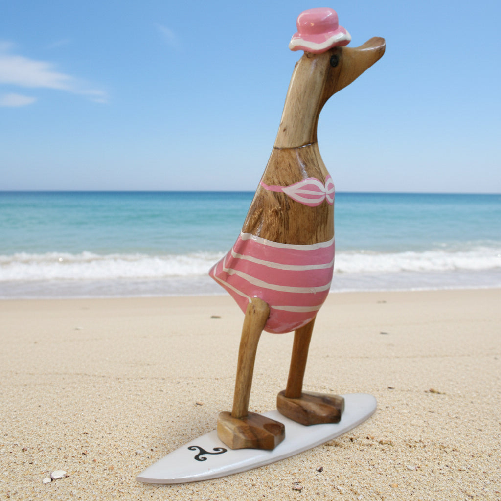 Duck - Pink Surfing Duck