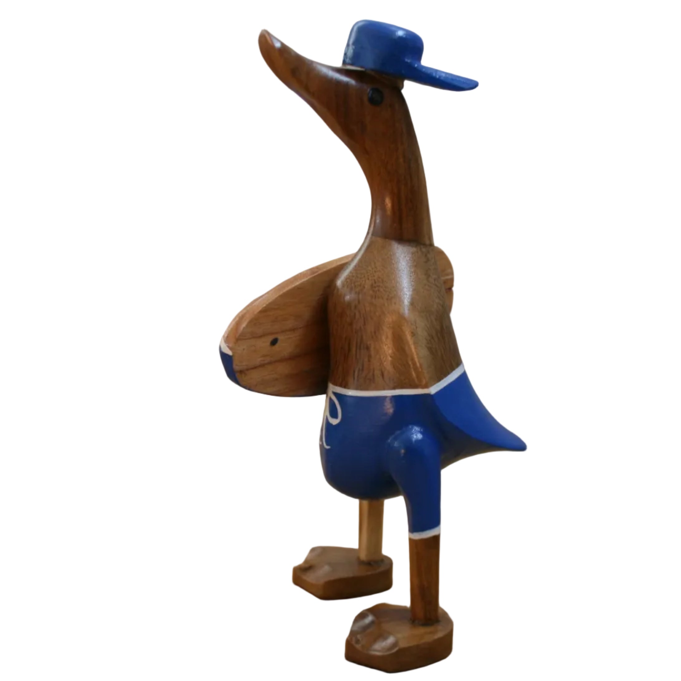 Duck - Blue duck with surfboard