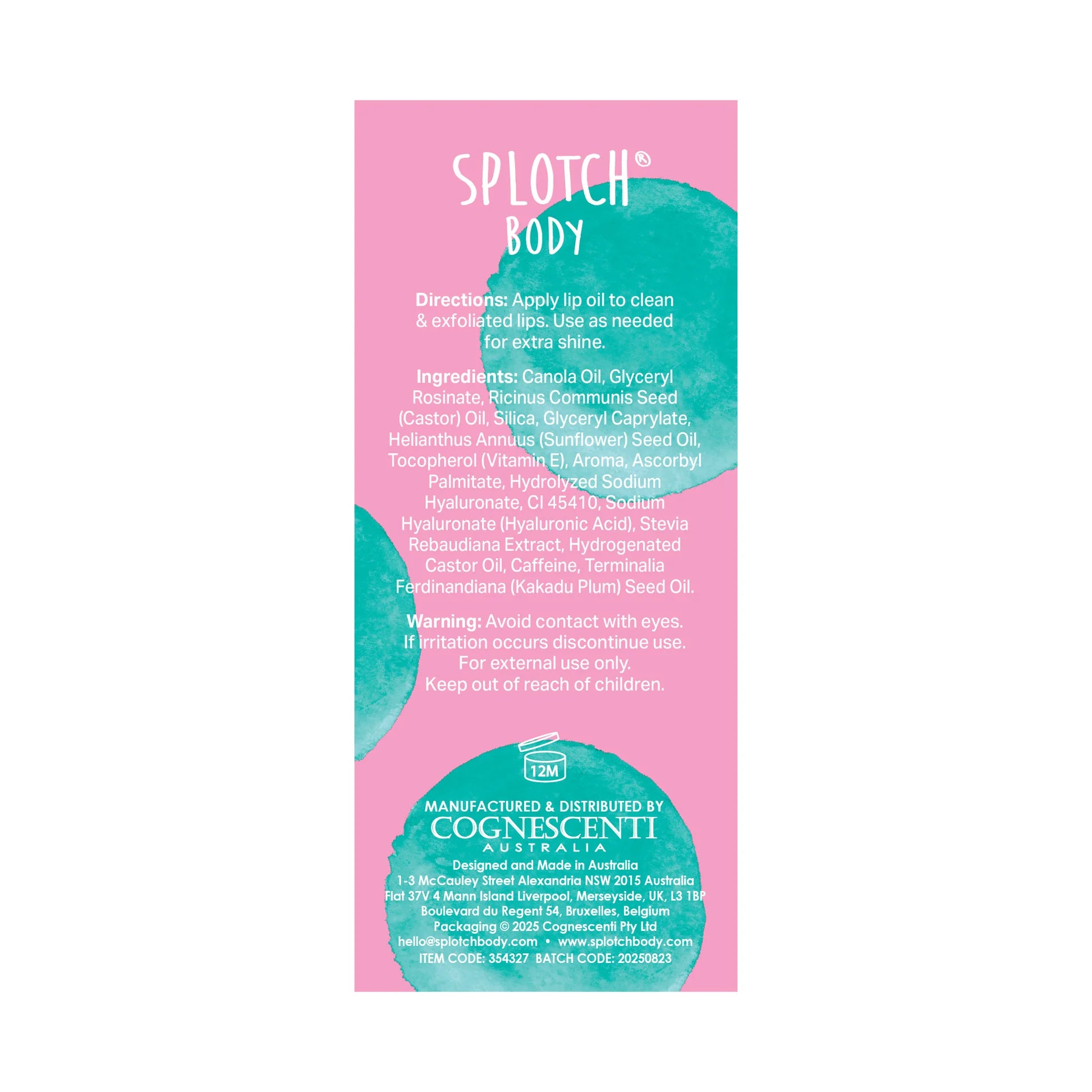 Kakadu Plum & Caffeine Lip Oil