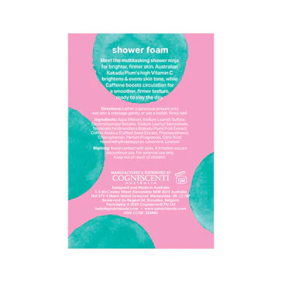 Kakadu Plum & Caffeine Shower Foam