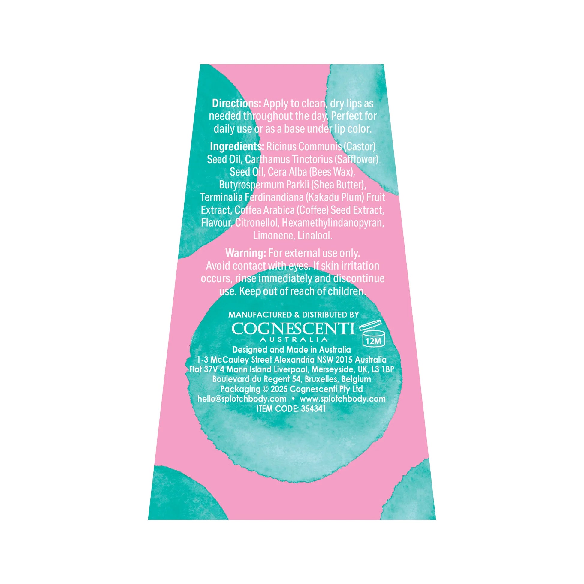 Kakadu Plum & Caffine Lip Balm