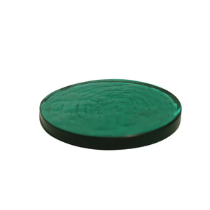 Hammered Glass Coasters set of 2 - Green