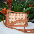 Dianna 1 - Rattan + Leather Bag