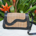 Dianna 2 - Rattan + Leather Bag