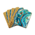 Turquoise Dragonflies Coasters