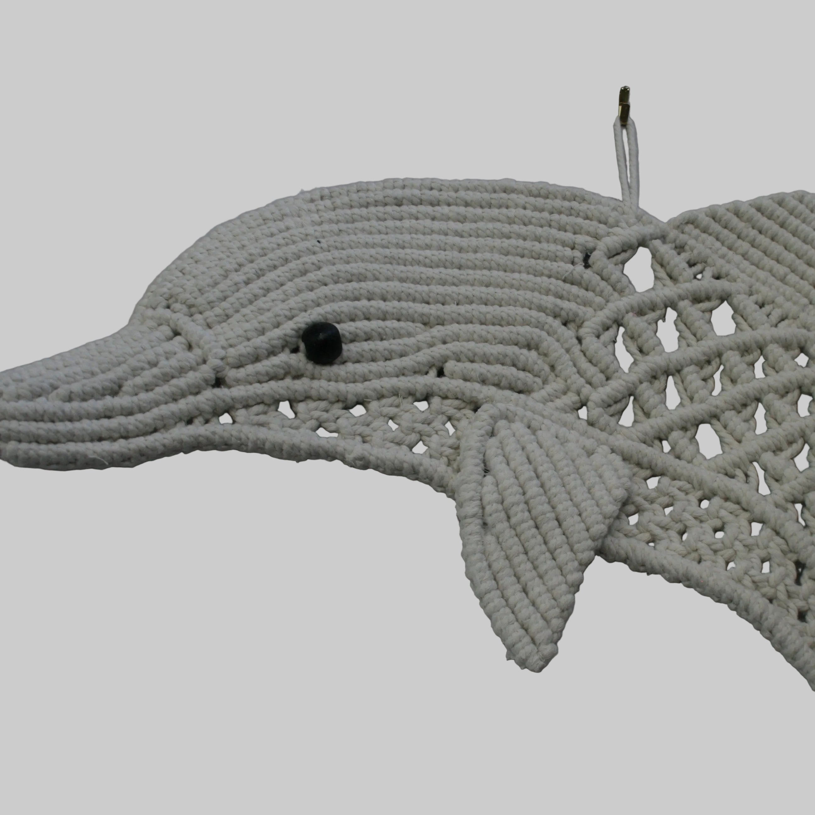Dolphin Wall Hanging - Macrame Hand Made