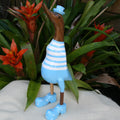 Duck - Blue w/- white stripes