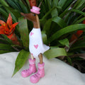 Duck - White w/- Pink Hearts