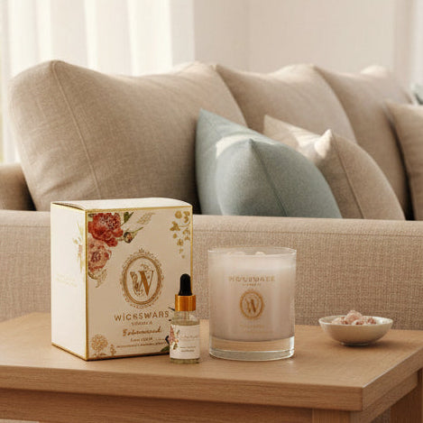 Essential Oil Crystal Jar - Rose & Lychee