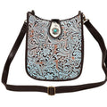 Delilah Creek Embossed Leather Bag
