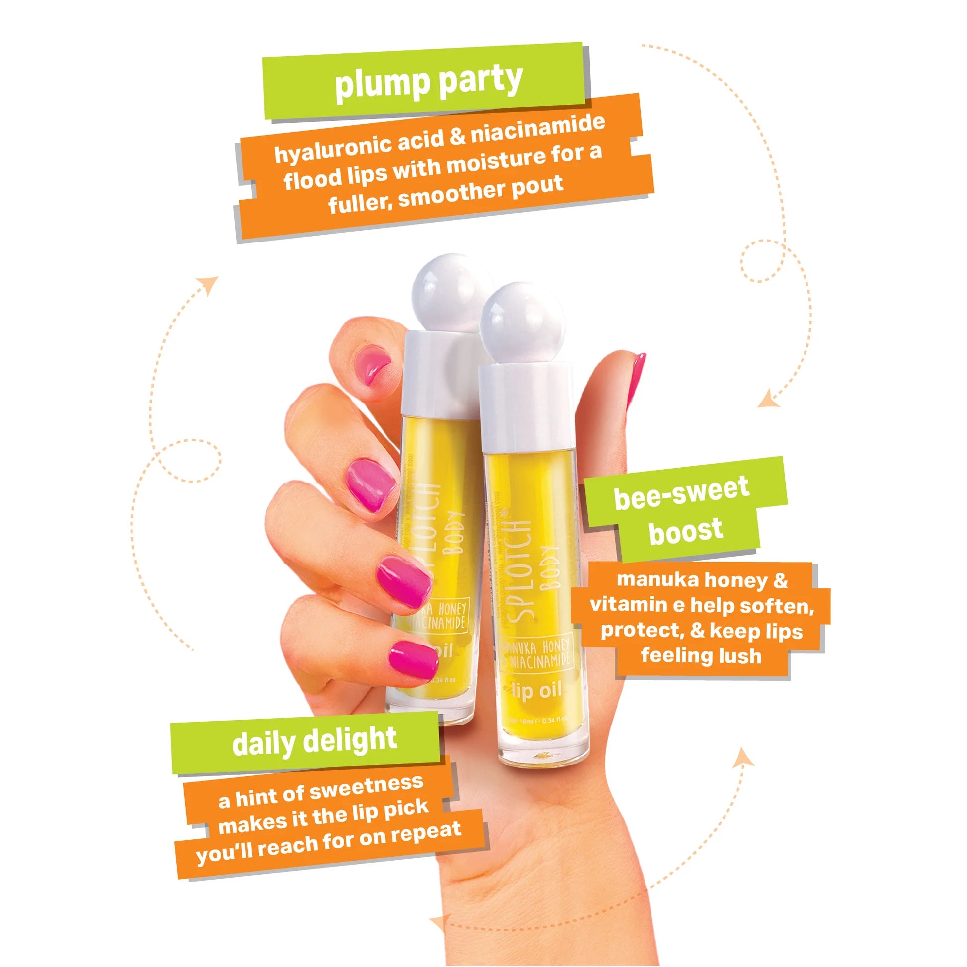 Manuka Honey & Niacinamide Lip Oil