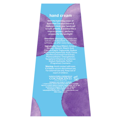 Coconut & Hyaluronic Hand Cream