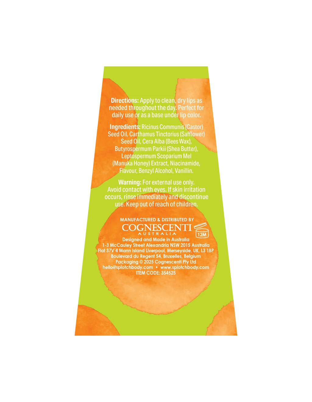 Manuka Honey & Niacinamide Lip Balm
