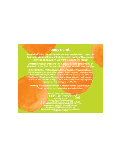 Manuka Honey & Niacinamide Body Scrub