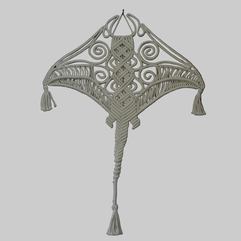 Stingray Wall Hanging - Macrame Hand Made