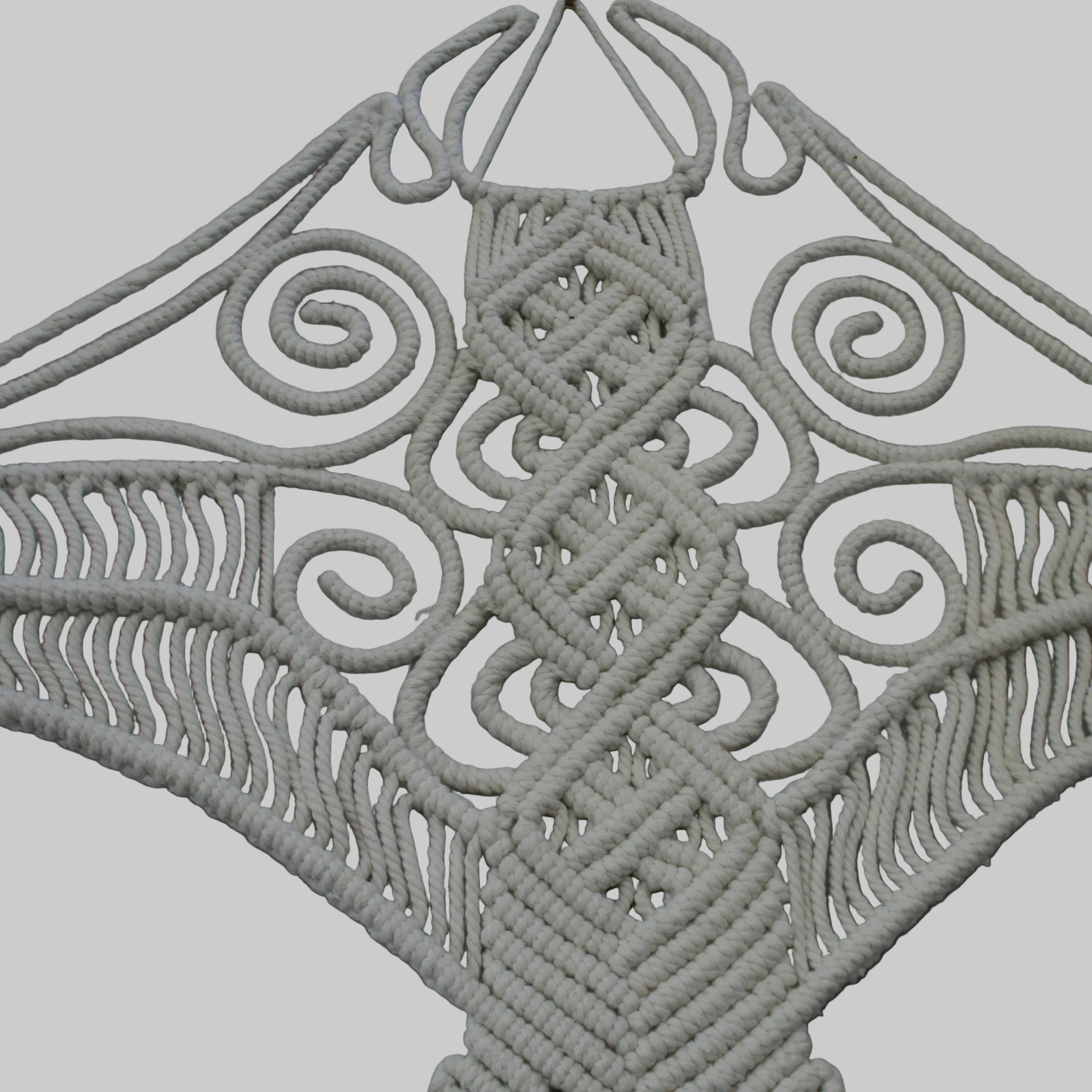 Stingray Wall Hanging - Macrame Hand Made