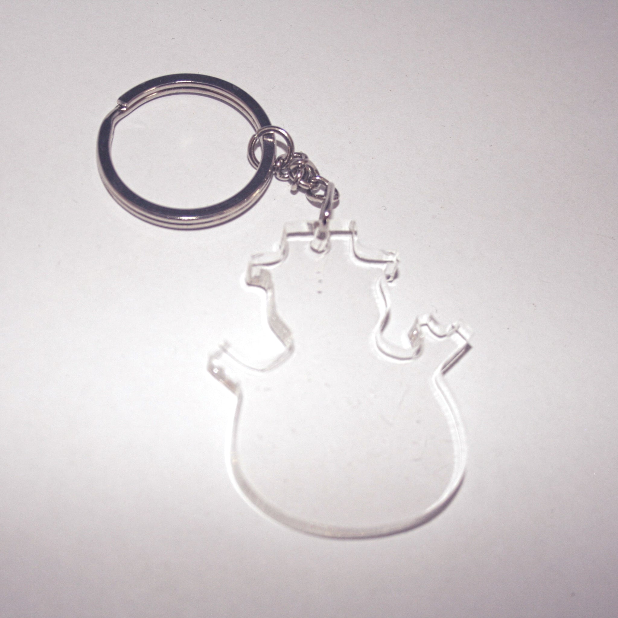 Acrylic Snowman Keyring